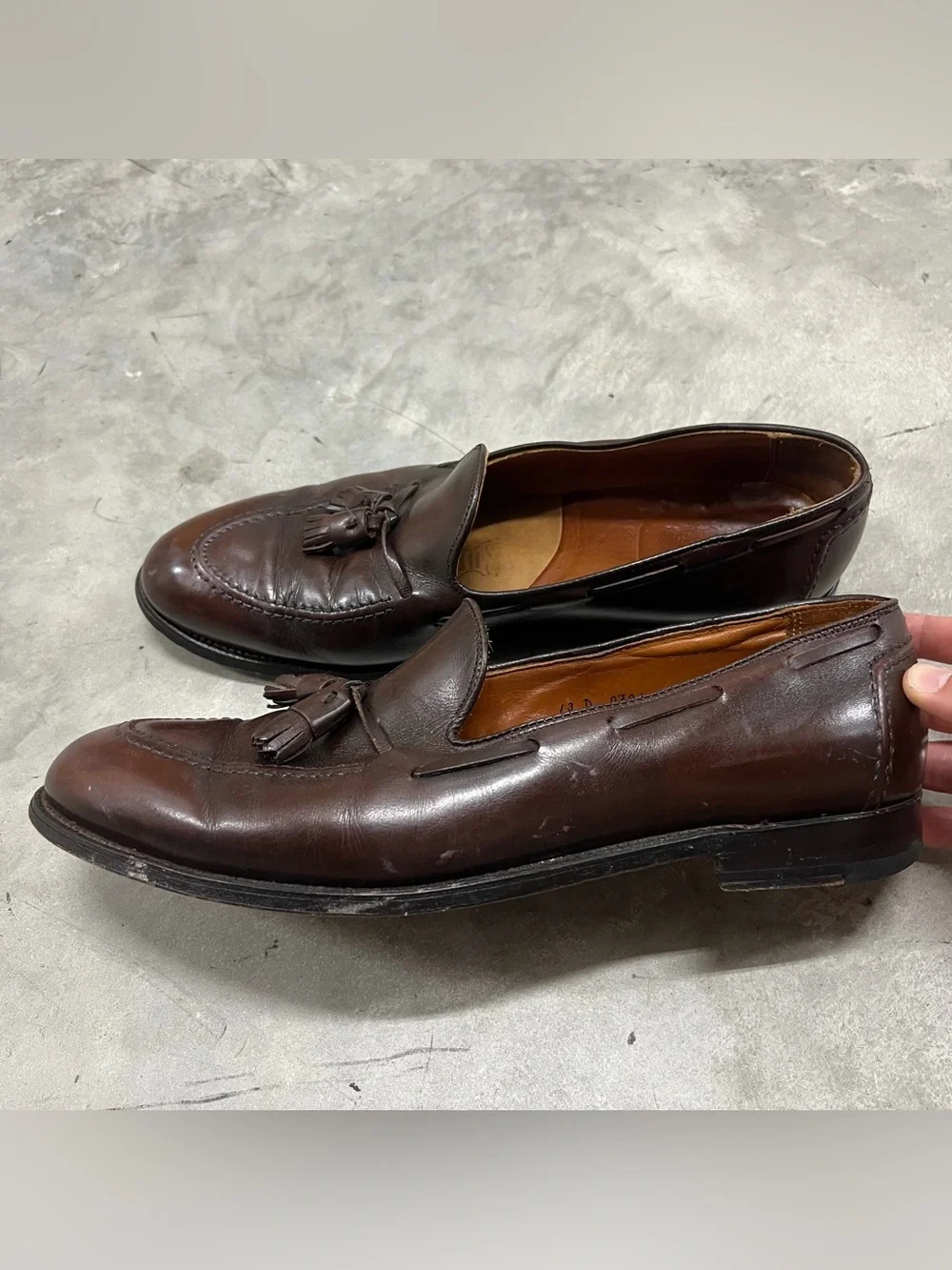 Brooks Brothers Alden Tassel Loafers Mens Size 13 D Leather Goodyear Welt USA